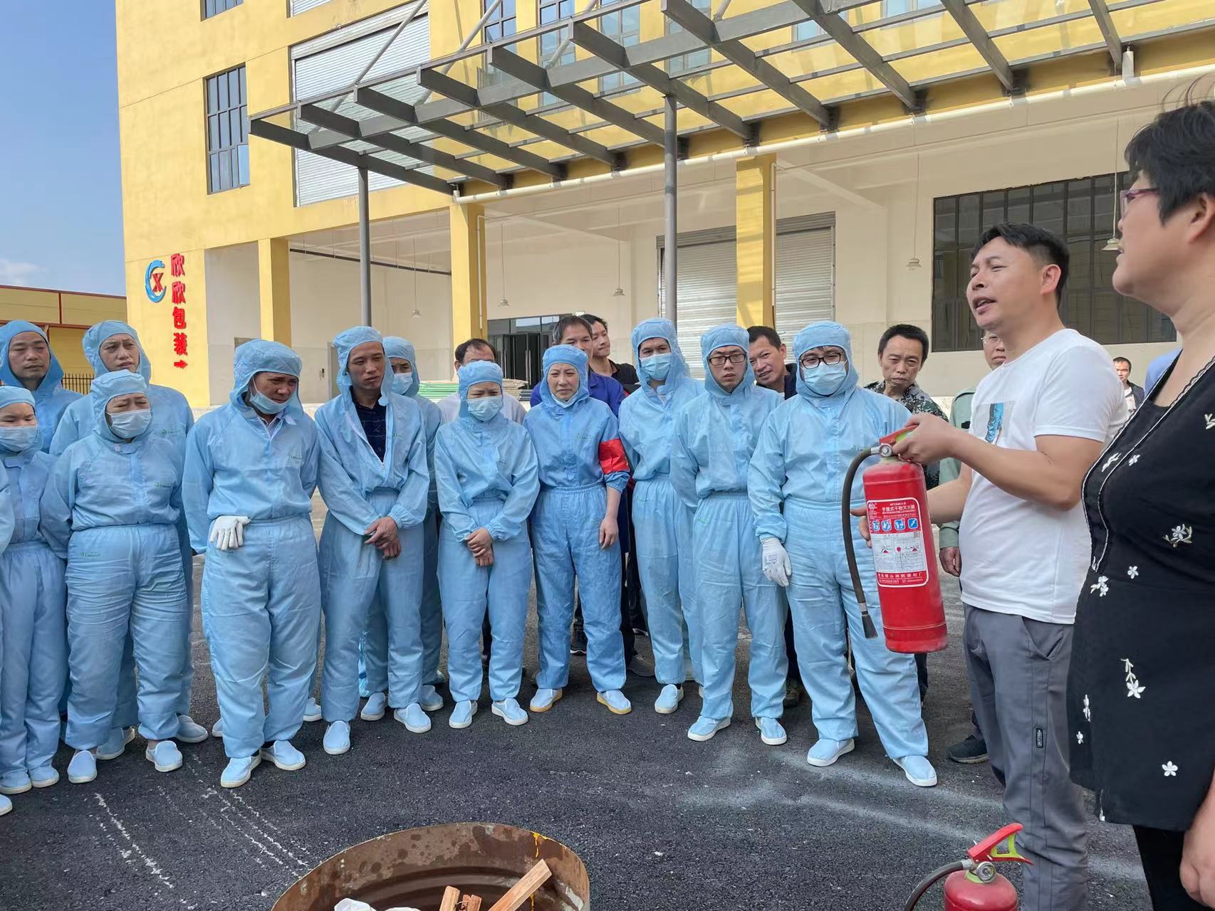 江西昂仕新材料科技有限公司2022年04月25日舉行火災應急疏散演練(圖2)